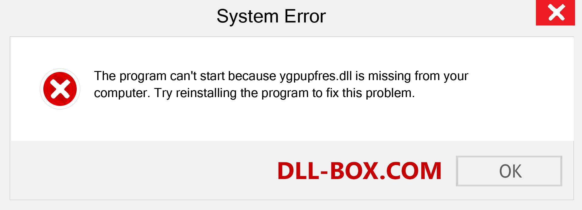  ygpupfres.dll file is missing?. Download for Windows 7, 8, 10 - Fix  ygpupfres dll Missing Error on Windows, photos, images
