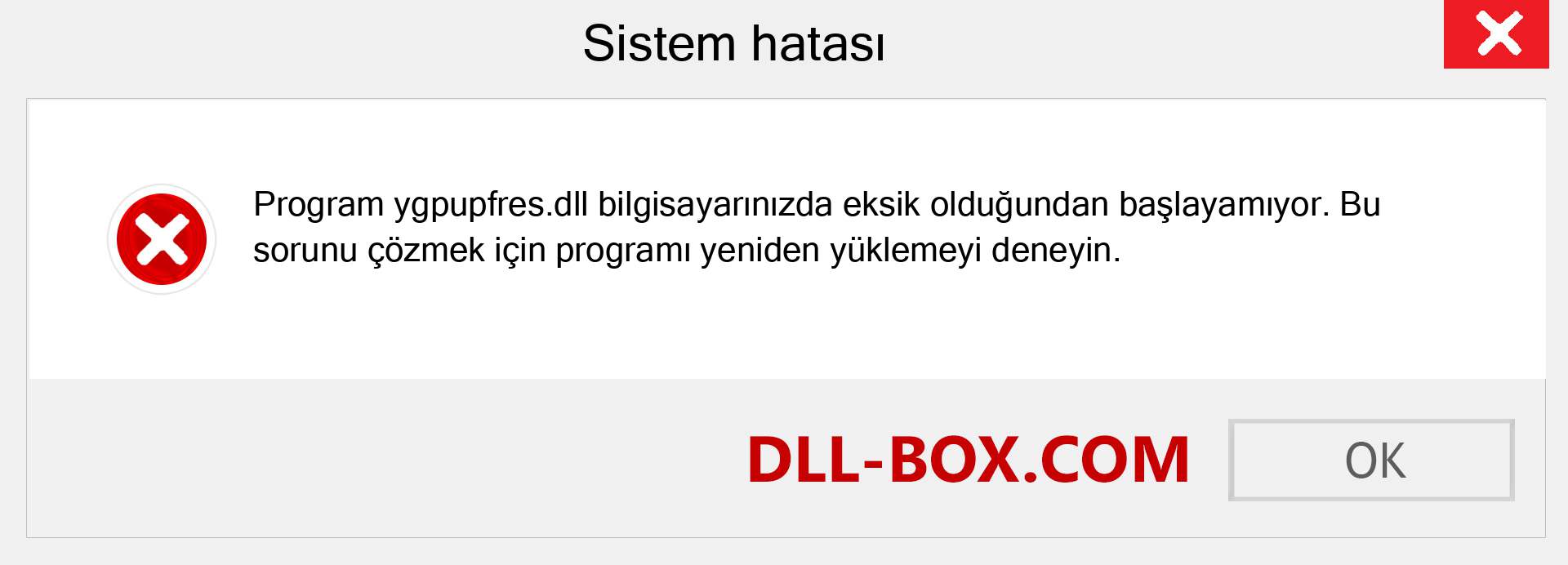 ygpupfres.dll dosyası eksik mi? Windows 7, 8, 10 için İndirin - Windows'ta ygpupfres dll Eksik Hatasını Düzeltin, fotoğraflar, resimler